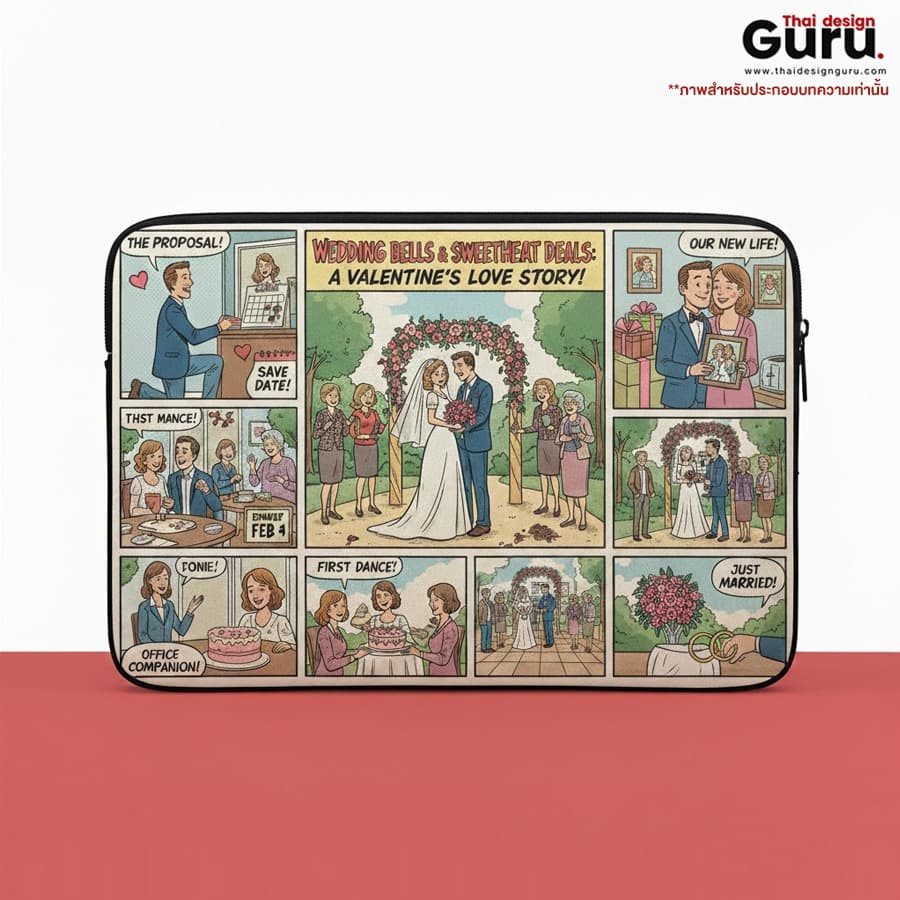 ซองผ้าซิปรูดใส่โน๊ตบุ๊ค