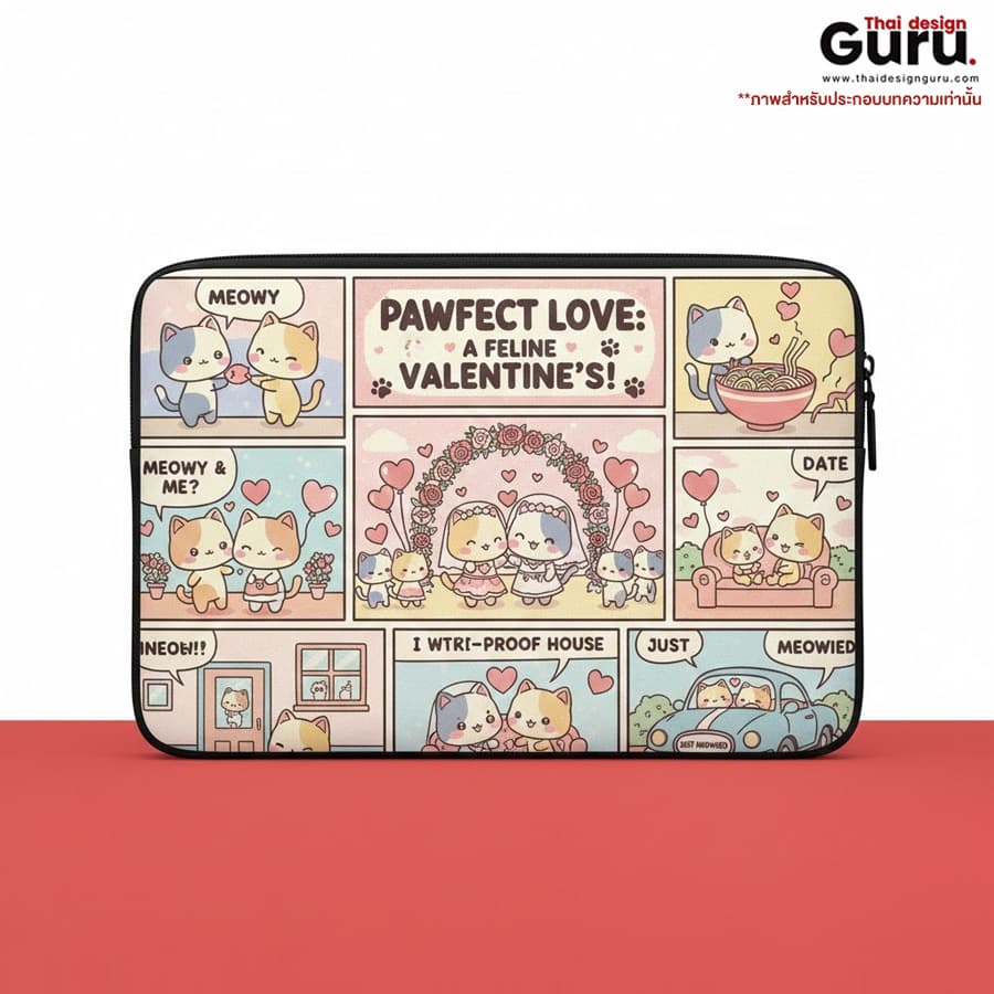 ซองผ้าซิปรูดใส่โน๊ตบุ๊ค