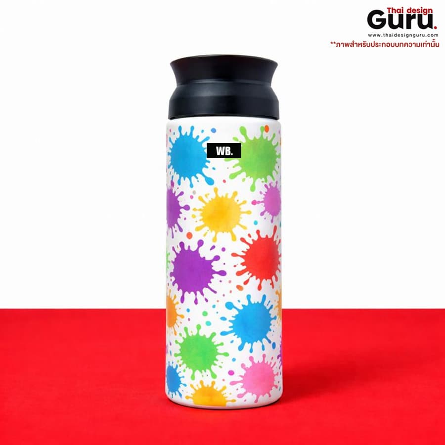 กระบอกน้ำพิมพ์ลาย