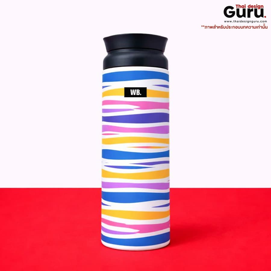 กระบอกน้ำพิมพ์ลาย