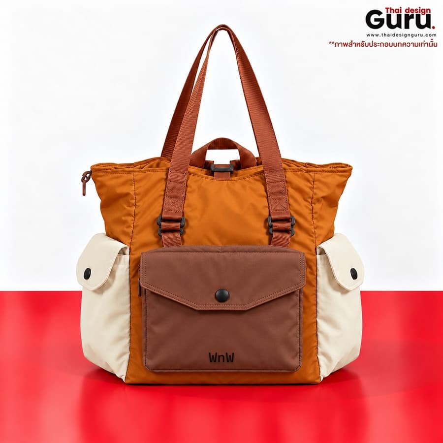 กระเป๋าผ้าแฟชั่นมีหูหิ้ว รับทำกระเป๋าผ้าแฟชั่น พิมพ์แบรนด์