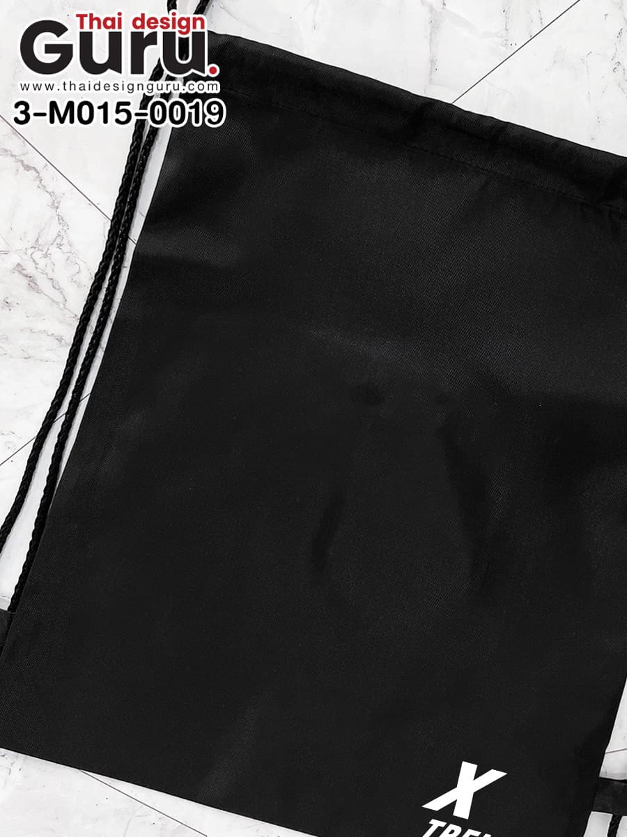 สั่งผลิตถุงผ้าหูรูดสีดำ สกรีนลาย ถุงผ้าหูรูดสีดำ สกรีนลาย